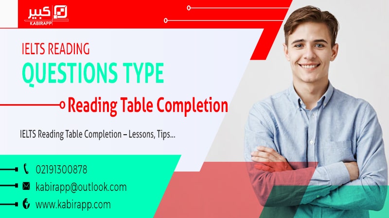 IELTS Reading Table Completion – Lessons, Tips